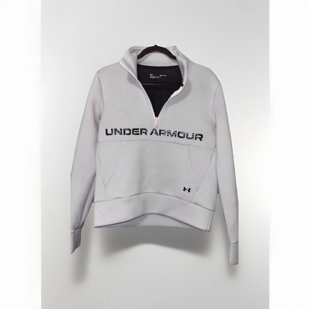 Under Armour Women's Gray Half-Zip Sweatshirt